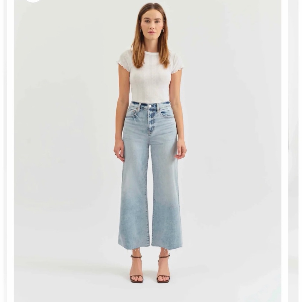 Stylish Light Blue Flare Jeans for Women